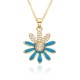 This is a fashionable and timeless necklace with a light luxury and delicate Daisy flower Settings. It is a versatile and trendy collarbone chain for female Internet celebrities This is a fashionable and timeless necklace with a light luxury and delicate Daisy flower Settings. It is a versatile and trendy collarbone chain for female Internet celebrities