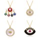 A best-selling colorized zircon eye pendant with a slightly set demonic eye necklace for women on cross-border Amazon in Europe and America A best-selling colorized zircon eye pendant with a slightly set demonic eye necklace for women on cross-border Amazon in Europe and America