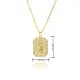 Xiyin is selling a zircon pendant necklace of a European and American cross-border religious statue with a collarbone chain and a goddess of God, plated with 18k gold Xiyin is selling a zircon pendant necklace of a European and American cross-border religious statue with a collarbone chain and a goddess of God, plated with 18k gold