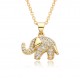Little Elephant pendant necklace for women, with a sense of high-end, light luxury and niche design. Wholesale collarbone chain inlaid with zircon Little Elephant pendant necklace for women, with a sense of high-end, light luxury and niche design. Wholesale collarbone chain inlaid with zircon