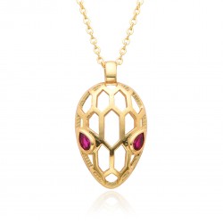 18k copper gold-plated cross-border trade popular accessory from Europe and America, snake-shaped element pendant, personalized, fashionable and retro snake pendant