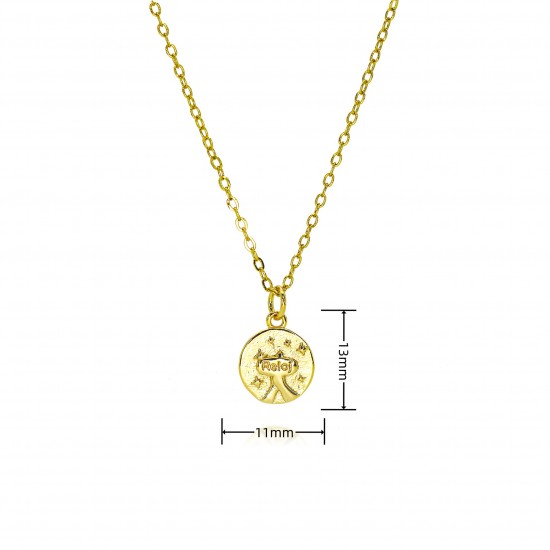 True gold 18K gold protected gold pendant with zircon, tribal pattern logo pendant, moon eye necklace accessory material True gold 18K gold protected gold pendant with zircon, tribal pattern logo pendant, moon eye necklace accessory material