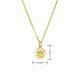 True gold 18K gold protected gold pendant with zircon, tribal pattern logo pendant, moon eye necklace accessory material True gold 18K gold protected gold pendant with zircon, tribal pattern logo pendant, moon eye necklace accessory material