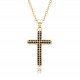 A light luxury full-diamond micro-set design, a lively and dazzling cross necklace for women, and a simple Instagram pendant A light luxury full-diamond micro-set design, a lively and dazzling cross necklace for women, and a simple Instagram pendant