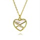 Cross-border Amazon hollow heart-shaped pearl necklace for women, simple Korean style, high-end design sense, heart-shaped pendant, collarbone chain Cross-border Amazon hollow heart-shaped pearl necklace for women, simple Korean style, high-end design sense, heart-shaped pendant, collarbone chain
