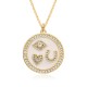A best-selling colorized zircon eye pendant with a slightly set demonic eye necklace for women on cross-border Amazon in Europe and America A best-selling colorized zircon eye pendant with a slightly set demonic eye necklace for women on cross-border Amazon in Europe and America