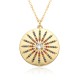 Wholesale of European and American hip-hop 3D Peace logo micro-inlaid electroplated pendant necklaces on AliExpress and Amazon Cross-border bestsellers Wholesale of European and American hip-hop 3D Peace logo micro-inlaid electroplated pendant necklaces on AliExpress and Amazon Cross-border bestsellers