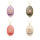 A niche and versatile striped oval necklace with slightly inlaid copper and gold plating in the European and American ins style is selling well across borders. A cold style collarbone chain A niche and versatile striped oval necklace with slightly inlaid copper and gold plating in the European and American ins style is selling well across borders. A cold style collarbone chain