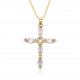 A slightly star-studded cross necklace with a cool and sweet style. Zircon sparkling diamond pendant, 2023 new trendy neck chain A slightly star-studded cross necklace with a cool and sweet style. Zircon sparkling diamond pendant, 2023 new trendy neck chain
