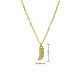 Wholesale of cross-border European and American ins style and personality wolf-tooth pendant necklaces, collarbone chains, copper plated 18k gold pendant necklaces Wholesale of cross-border European and American ins style and personality wolf-tooth pendant necklaces, collarbone chains, copper plated 18k gold pendant necklaces