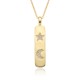 Wholesale of cross-border trendy new accessories, personalized gold bar designs, heart-shaped crosses, rainbow lightning pendants and necklaces Wholesale of cross-border trendy new accessories, personalized gold bar designs, heart-shaped crosses, rainbow lightning pendants and necklaces