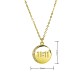 Cute oil-dripping Planet five-pointed star pendant necklace, diamond-set 18K gold-plated, simple cross-border new zirconia Cute oil-dripping Planet five-pointed star pendant necklace, diamond-set 18K gold-plated, simple cross-border new zirconia