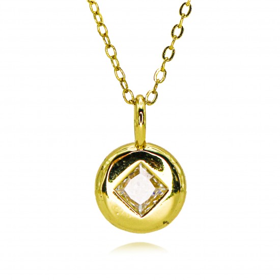 Round zircon necklace, a light luxury and niche design for girls, exudes a sense of sophistication. New 2024 collarbone chain, a strong chain, is a summer gift Round zircon necklace, a light luxury and niche design for girls, exudes a sense of sophistication. New 2024 collarbone chain, a strong chain, is a summer gift