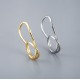 This exaggerated geometric ring from Europe and America features a gold and silver glossy double-ring ring with an opening design that can be adjusted in an ins style This exaggerated geometric ring from Europe and America features a gold and silver glossy double-ring ring with an opening design that can be adjusted in an ins style
