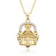 Oval-shaped copper slightly set zircon Virgin Mary pendant, women's O-shaped necklace, unisex, popular foreign trade accessory Oval-shaped copper slightly set zircon Virgin Mary pendant, women's O-shaped necklace, unisex, popular foreign trade accessory