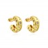 Wholesale of cross-border copper-plated 18K micro-set zircon earrings with a light luxury style for women. Metal earrings and trendy earrings
