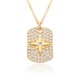European and American cross-border octagonal star necklace, versatile for women, with a high-end feel, high color retention, niche design, light luxury necklaces and collarbone chains European and American cross-border octagonal star necklace, versatile for women, with a high-end feel, high color retention, niche design, light luxury necklaces and collarbone chains