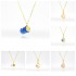 A fashionable necklace in the shape of an oil drip cup from Europe and America, a trendy collarbone chain with a light luxury and high-end feel