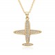 New European and American products in the style of Instagram, Amazon's best-selling fashion and individuality, 18k aircraft and aircraft women's pendant necklaces, consignment New European and American products in the style of Instagram, Amazon's best-selling fashion and individuality, 18k aircraft and aircraft women's pendant necklaces, consignment