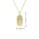 Xiyin is selling a zircon pendant necklace of a European and American cross-border religious statue with a collarbone chain and a goddess of God, plated with 18k gold Xiyin is selling a zircon pendant necklace of a European and American cross-border religious statue with a collarbone chain and a goddess of God, plated with 18k gold