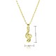 New European and American copper-plated 18k gold guitar necklace, music fashion pendant, simple and individual, suitable for both men and women, sweater chain New European and American copper-plated 18k gold guitar necklace, music fashion pendant, simple and individual, suitable for both men and women, sweater chain