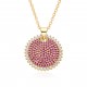 European and American cross-border micro-set zircon Devil Eye pendant Necklace Colored zirconium geometric eye necklace women Necklace European and American cross-border micro-set zircon Devil Eye pendant Necklace Colored zirconium geometric eye necklace women Necklace