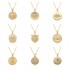 Micro-set pendant, Pharaoh's Eye, small shield, exotic style pendant, male and female Devil's Eye pendant