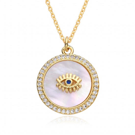 A best-selling colorized zircon eye pendant with a slightly set demonic eye necklace for women on cross-border Amazon in Europe and America A best-selling colorized zircon eye pendant with a slightly set demonic eye necklace for women on cross-border Amazon in Europe and America