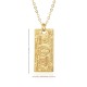 Wholesale trend of $100 US dollar pendant necklaces, gold and silver hip-hop collarbone chain necklaces in cross-border fashion from Europe and America Wholesale trend of $100 US dollar pendant necklaces, gold and silver hip-hop collarbone chain necklaces in cross-border fashion from Europe and America