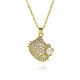 Anime mouse-style necklace, a light luxury and niche design for girls, with a high-end feel. New 2024 collarbone chain, strong chain, summer gift Anime mouse-style necklace, a light luxury and niche design for girls, with a high-end feel. New 2024 collarbone chain, strong chain, summer gift