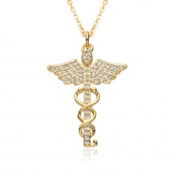 The new copper-gold-plated cross necklace features a niche, fashionable and trendy design. It is a pendant for lovers and a Christmas gift