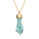 Colored natural stone fist pendant, natural crystal rough stone pendant, neckband, natural stone fist necklace Colored natural stone fist pendant, natural crystal rough stone pendant, neckband, natural stone fist necklace