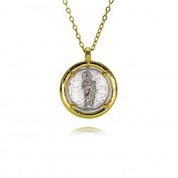 Cross-border best-selling tumu Xiin Guadalupe Maria pendant, European and American Sacred Heart Priest pendant necklace jewelry