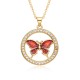 Butterfly necklaces for women with electroplated micro-set zircon pendants are selling well across borders in Europe and America. These are niche, light luxury and high-end necklaces in stock Butterfly necklaces for women with electroplated micro-set zircon pendants are selling well across borders in Europe and America. These are niche, light luxury and high-end necklaces in stock