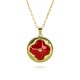 High-quality copper plated with 18K gold, exquisitely crafted natural mother-of-pearl four-leaf clover monogram necklace, women's light luxury style ins collarbone chain High-quality copper plated with 18K gold, exquisitely crafted natural mother-of-pearl four-leaf clover monogram necklace, women's light luxury style ins collarbone chain