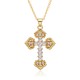 A slightly star-studded cross necklace with a cool and sweet style. Zircon sparkling diamond pendant, 2023 new trendy neck chain A slightly star-studded cross necklace with a cool and sweet style. Zircon sparkling diamond pendant, 2023 new trendy neck chain