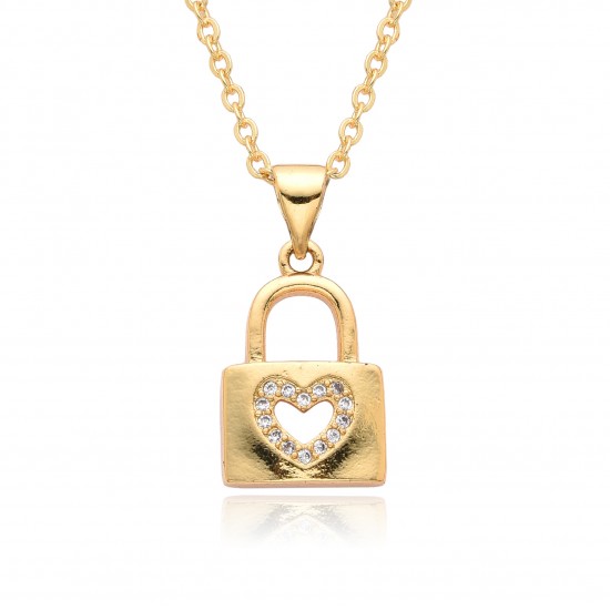 Slightly inlaid love heart lock key Heartbeat girl Peach heart oil drip copper zircon jewelry pendant necklace Slightly inlaid love heart lock key Heartbeat girl Peach heart oil drip copper zircon jewelry pendant necklace