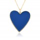 Cross-border best-selling heart-shaped oil-drop pendant with a heart and a heart, ins style, versatile and fashionable, 14K copper-plated real gold jewelry necklace Cross-border best-selling heart-shaped oil-drop pendant with a heart and a heart, ins style, versatile and fashionable, 14K copper-plated real gold jewelry necklace