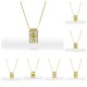 Cross-border best-selling European-style Saint Guadalupe necklace, women's light luxury natural shell square tag pendant jewelry on Instagram Cross-border best-selling European-style Saint Guadalupe necklace, women's light luxury natural shell square tag pendant jewelry on Instagram