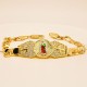 The 2025 new product, the Virgin Mary style, exudes a sense of high-end light luxury. It is a copper slightly inlaid zircon oil-dripping bracelet, a fashionable and niche birthday gift The 2025 new product, the Virgin Mary style, exudes a sense of high-end light luxury. It is a copper slightly inlaid zircon oil-dripping bracelet, a fashionable and niche birthday gift