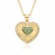 European and American style heart-shaped necklace for women, creative and unique, versatile, niche design, Instagram trendy heart-shaped pendant, collarbone chain European and American style heart-shaped necklace for women, creative and unique, versatile, niche design, Instagram trendy heart-shaped pendant, collarbone chain