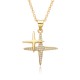 European and American five-pointed star-shaped pendant, guardian star, engraved star, diamond-encrusted star necklace, short women's collarbone chain wholesale European and American five-pointed star-shaped pendant, guardian star, engraved star, diamond-encrusted star necklace, short women's collarbone chain wholesale
