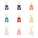 Cross-border supply: Simple and fashionable oil-dripping bear pendant, copper-plated real gold personalized necklace, new style from Europe and America Cross-border supply: Simple and fashionable oil-dripping bear pendant, copper-plated real gold personalized necklace, new style from Europe and America