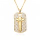 Wholesale of copper electroplated cross zircon pendants, necklaces, women's collarbone chains and other jewelry is selling well on cross-border e-commerce platforms in Europe and America Wholesale of copper electroplated cross zircon pendants, necklaces, women's collarbone chains and other jewelry is selling well on cross-border e-commerce platforms in Europe and America