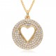 This simple and ins-style necklace from Europe and America does not fade and is versatile for women. It exudes a sense of high-end style. It is simple and niche, with slightly set zircon and hollowed-out heart shapes This simple and ins-style necklace from Europe and America does not fade and is versatile for women. It exudes a sense of high-end style. It is simple and niche, with slightly set zircon and hollowed-out heart shapes
