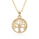 Retro Life Tree pendant necklace, a new cross-border accessory for European and American women's individuality and peace Tree necklaces Retro Life Tree pendant necklace, a new cross-border accessory for European and American women's individuality and peace Tree necklaces