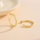 Exaggerated metallic style from Europe and America, simple geometric round ear rings, ins, fashionable and high-end, large earrings, stud earrings, new ear style Exaggerated metallic style from Europe and America, simple geometric round ear rings, ins, fashionable and high-end, large earrings, stud earrings, new ear style