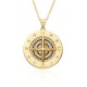 Wholesale of European and American hip-hop 3D Peace logo micro-inlaid electroplated pendant necklaces on AliExpress and Amazon Cross-border bestsellers Wholesale of European and American hip-hop 3D Peace logo micro-inlaid electroplated pendant necklaces on AliExpress and Amazon Cross-border bestsellers