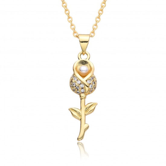 A retro, niche and high-end rose necklace for women, a light luxury collarbone chain and elegant accessories as a gift for your girlfriend A retro, niche and high-end rose necklace for women, a light luxury collarbone chain and elegant accessories as a gift for your girlfriend