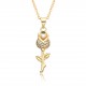 A retro, niche and high-end rose necklace for women, a light luxury collarbone chain and elegant accessories as a gift for your girlfriend A retro, niche and high-end rose necklace for women, a light luxury collarbone chain and elegant accessories as a gift for your girlfriend